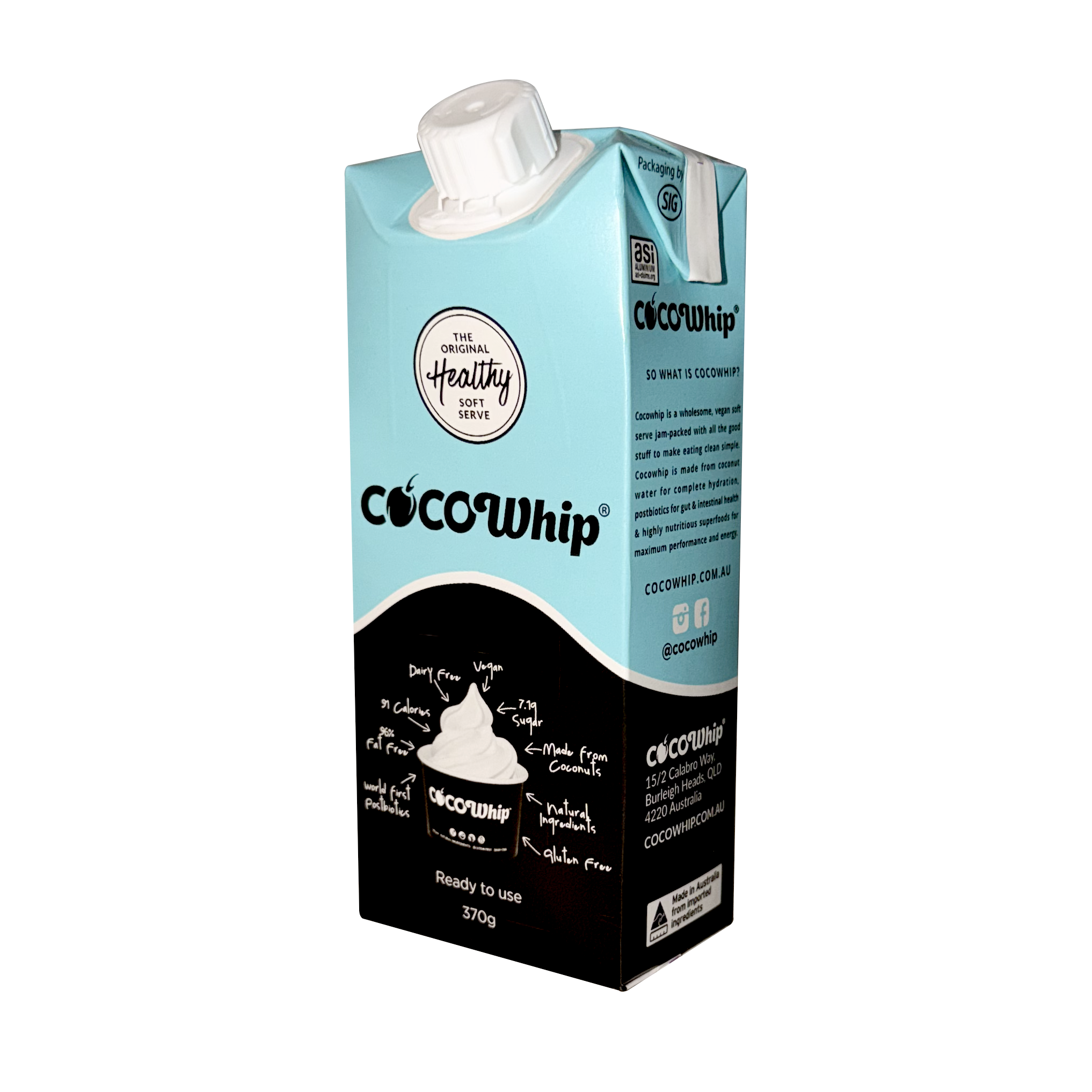 Cocowhip Soft Serve - 12 x 370g Pack